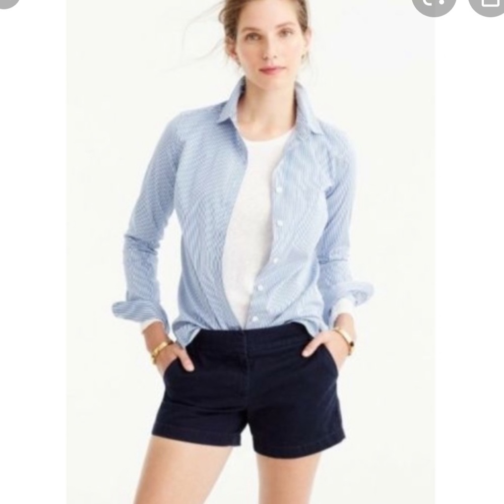 J Crew Chino Broken In Shorts 100% Cotton